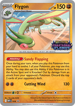 Mega Evolution Promo MEP016 Flygon (Set Logo Holo)