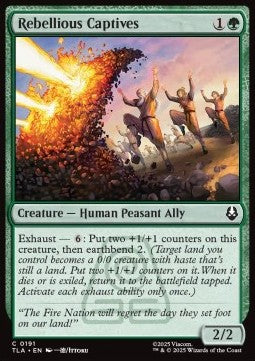 Avatar The Last Airbender 0191 Rebellious Captives (Foil)