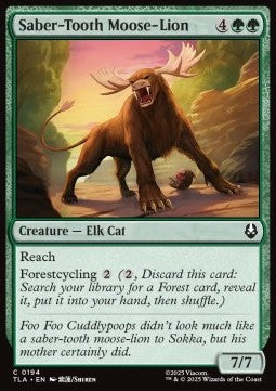 Avatar The Last Airbender 0194 Saber-Tooth Moose-Lion