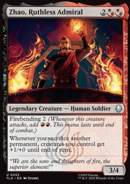 Avatar The Last Airbender 0252 Zhao, Ruthless Admiral (Foil)