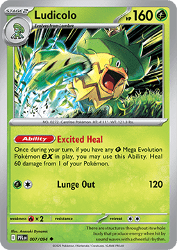 Phantasmal Flames 007/094 Ludicolo