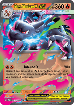 Phantasmal Flames 013/094 Mega Charizard X ex