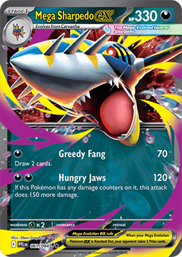 Phantasmal Flames 061/094 Mega Sharpedo ex
