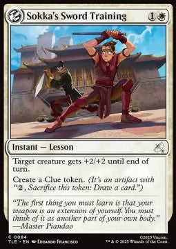 Avatar The Last Airbender Eternal 0084 Sokka's Sword Training