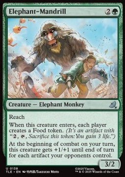 Avatar The Last Airbender Eternal 0138 Elephant-Mandrill