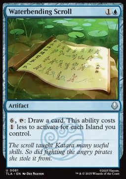 Avatar The Last Airbender 0081 Waterbending Scroll