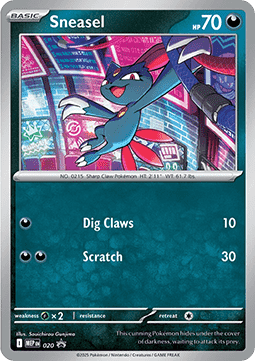 Mega Evolution Promo MEP020 Sneasel (Cosmos Holo)