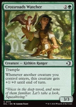 Lorwyn Eclipsed 0173 Crossroads Watcher (Foil)