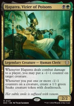 Lorwyn Eclipsed Commander 0123 Hapatra, Vizier of Poisons