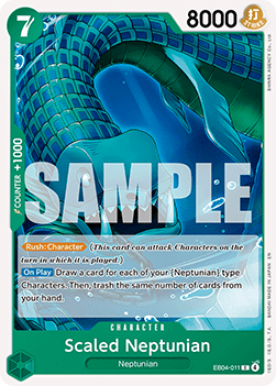 The Azure Sea's Seven EB04-011 Scaled Neptunian