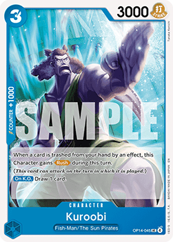 The Azure Sea's Seven OP14-045 Kuroobi