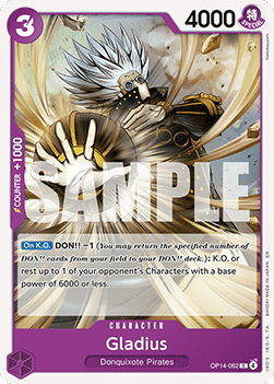 The Azure Sea's Seven OP14-062 Gladius