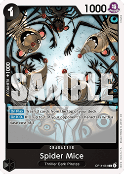 The Azure Sea's Seven OP14-081 Spider Mice