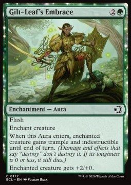 Lorwyn Eclipsed 0177 Gilt-Leaf's Embrace