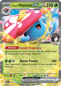 Ascended Heroes 003/217 Erika's Vileplume ex