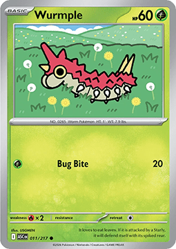 Ascended Heroes 011/217 Wurmple