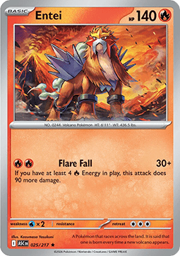Ascended Heroes 025/217 Entei (Holo)