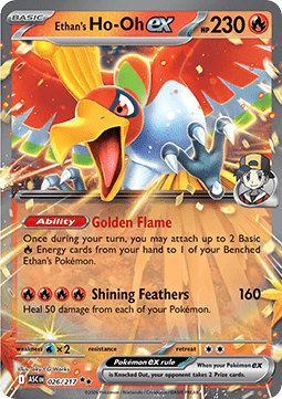Ascended Heroes 026/217 Ethan's Ho-Oh ex