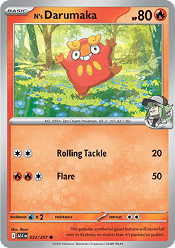 Ascended Heroes 032/217 N's Darumaka