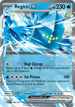 Ascended Heroes 048/217 Regice ex