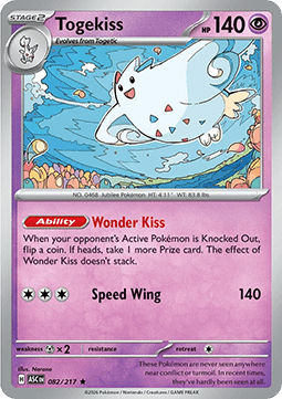 Ascended Heroes 082/217 Togekiss (Holo)