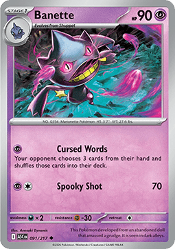 Ascended Heroes 091/217 Banette