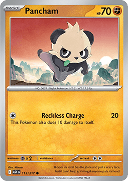 Ascended Heroes 115/217 Pancham
