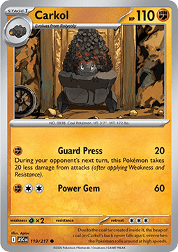 Ascended Heroes 119/217 Carkol