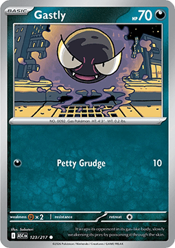 Ascended Heroes 123/217 Gastly
