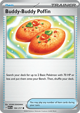 Ascended Heroes 184/217 Buddy-Buddy Poffin