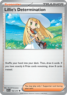 Ascended Heroes 192/217 Lillie's Determination