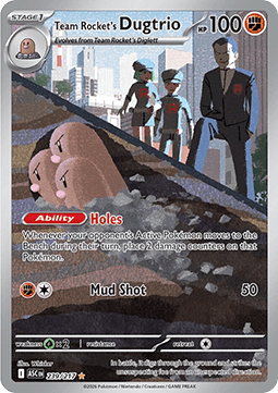 Ascended Heroes 239/217 Team Rocket's Dugtrio