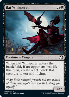 Innistrad: Midnight Hunt 086/277 Bat Whisperer (Foil)