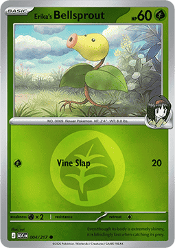 Ascended Heroes 004/217 Erika's Bellsprout (Reverse Holo Energy)