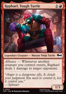 Teenage Mutant Ninja Turtles 0104 Raphael, Tough Turtle