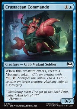 Teenage Mutant Ninja Turtles 0033 Crustacean Commando (Foil)