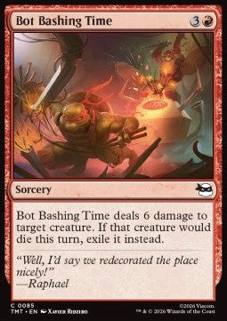 Teenage Mutant Ninja Turtles 0085 Bot Bashing Time
