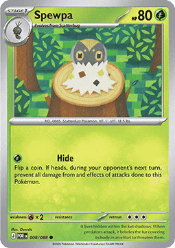 Perfect Order 008/088 Spewpa (Reverse Holo)