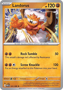 Perfect Order 041/088 Landorus (Reverse Holo)