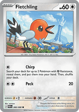 Perfect Order 066/088 Fletchling (Reverse Holo)