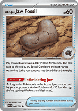 Perfect Order 068/088 Antique Jaw Fossil (Reverse Holo)