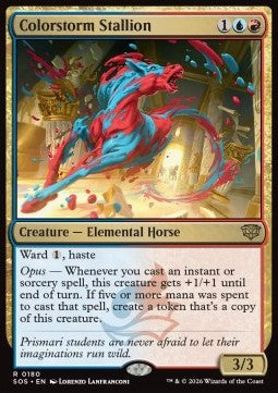 Secrets of Strixhaven 0180 Colorstorm Stallion