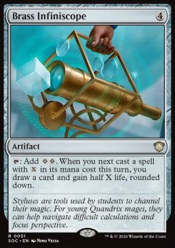Secrets of Strixhaven Commander 0051 Brass Infiniscope