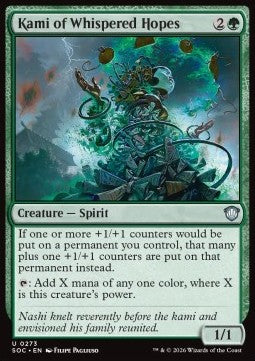 Secrets of Strixhaven Commander 0273 Kami of Whispered Hopes