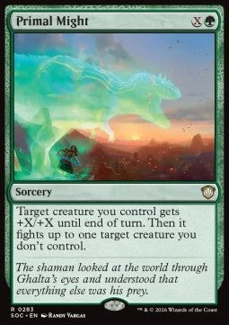Secrets of Strixhaven Commander 0283 Primal Might