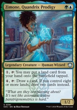 Secrets of Strixhaven Commander 0341 Zimone, Quandrix Prodigy