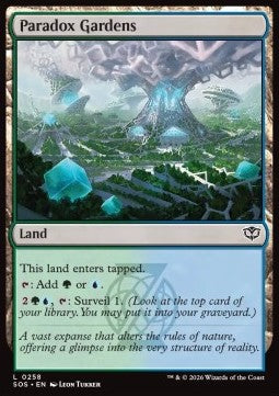 Secrets of Strixhaven 0258 Paradox Gardens (Foil)