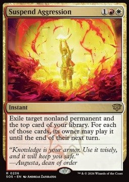 Secrets of Strixhaven 0236 Suspend Aggression (Foil)