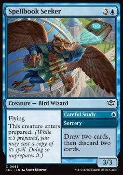 Secrets of Strixhaven 0068 Spellbook Seeker//Careful Study
