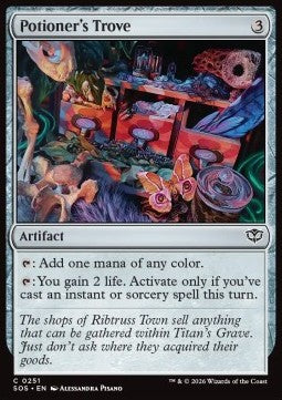 Secrets of Strixhaven 0251 Potioner's Trove (Foil)